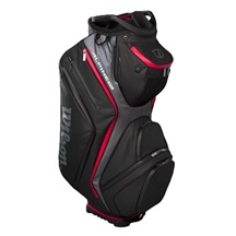 Wilson Alpine Dry Cartbag, schwarz/grau/rot