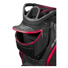 Wilson Alpine Dry Cartbag, schwarz/grau/rot