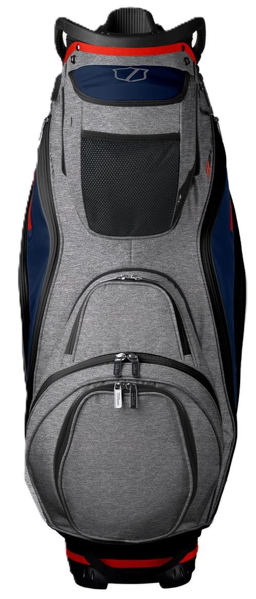 Wilson Alpine Dry Cartbag, grau/dunkelblau/rot