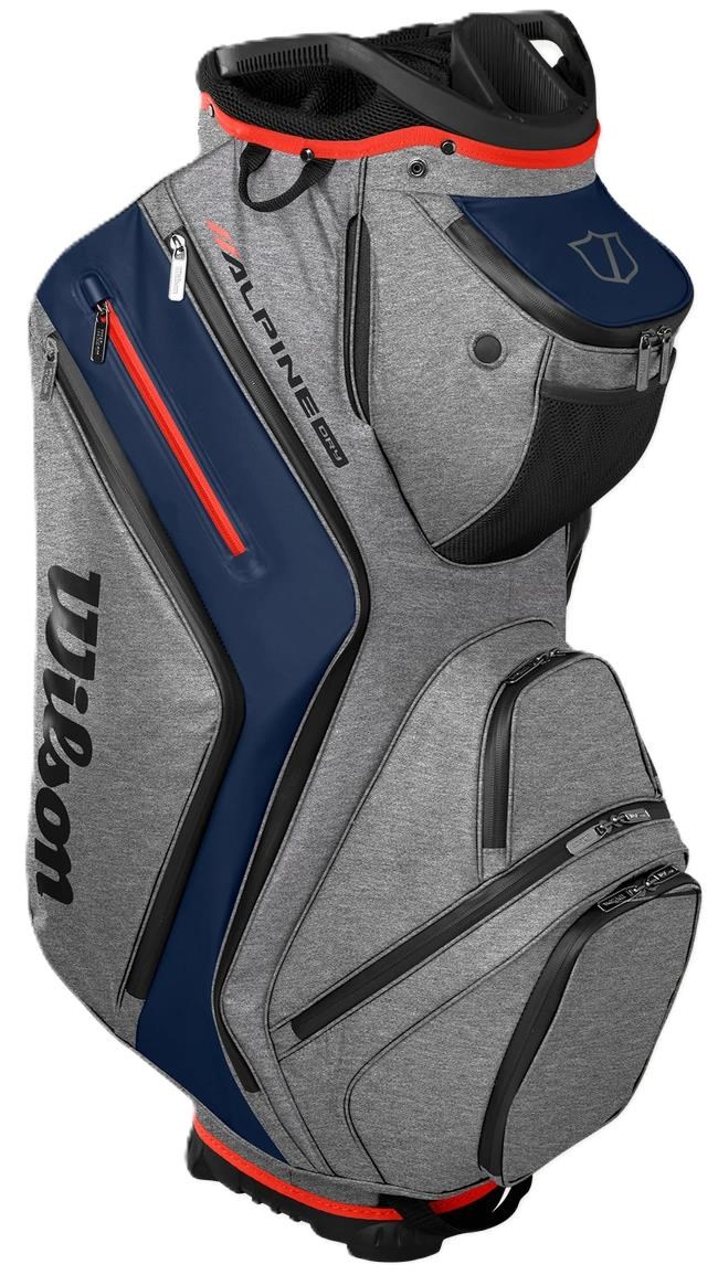 Wilson Alpine Dry Cartbag, grau/dunkelblau/rot
