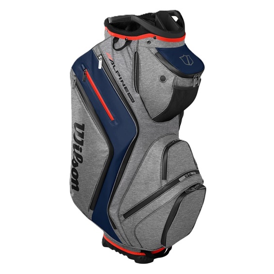 Wilson Alpine Dry Cartbag, grau/dunkelblau/rot