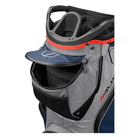 Wilson Alpine Dry Cartbag, grau/dunkelblau/rot