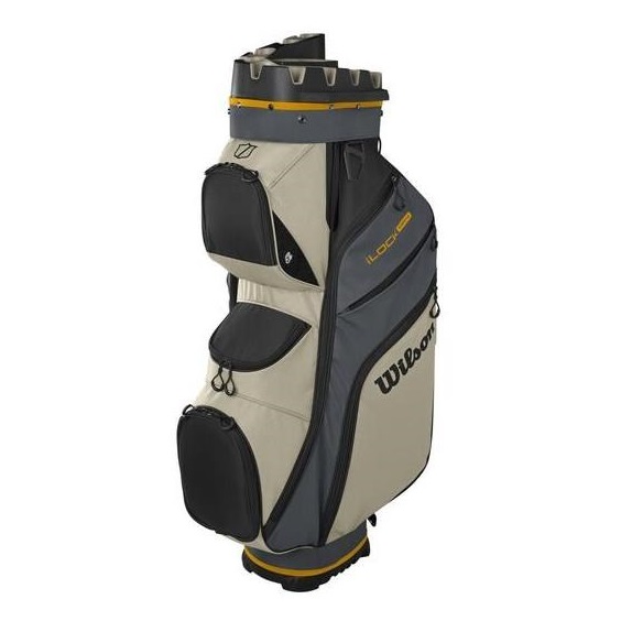 Wilson I-Lock Dry Cartbag, grau/khaki/orange