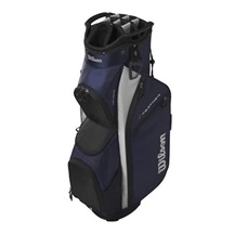 Wilson Feather Cartbag, dunkelblau/silber