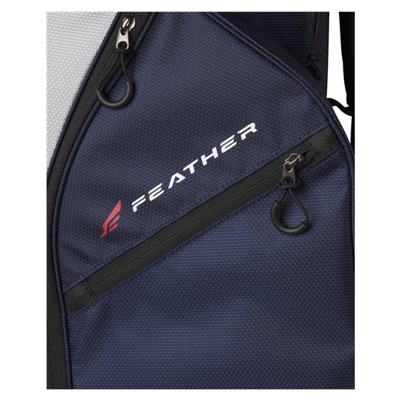 Wilson Feather Cartbag, dunkelblau/silber