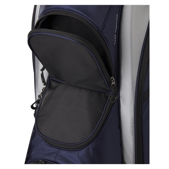 Wilson Feather Cartbag, dunkelblau/silber