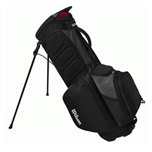 Wilson Feather Standbag, schwarz/grau/rot