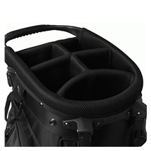 Wilson Feather Standbag, schwarz/grau/rot