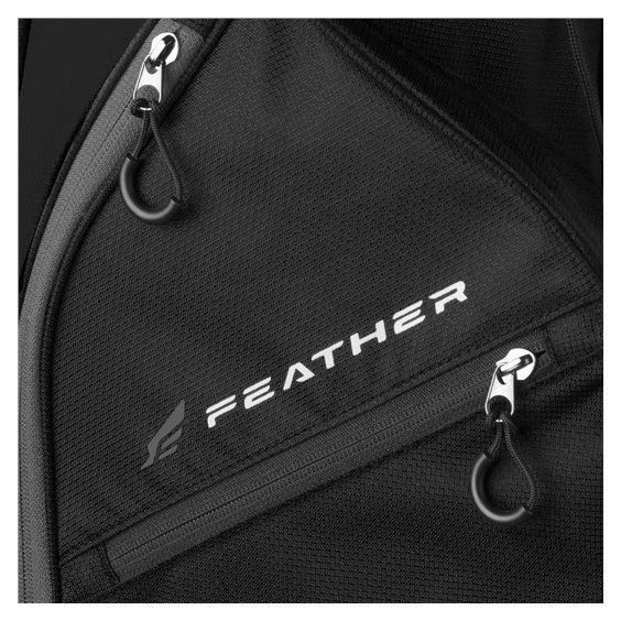 Wilson Feather Standbag, dunkelblau/weiss