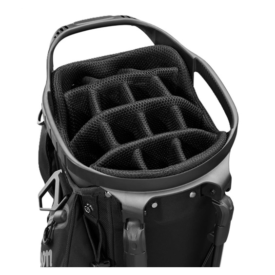 Wilson Talus 5 Standbag, schwarz/weiss