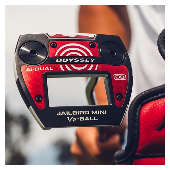 Odyssey Ai-DUAL Jailbird Mini 1/2 Ball Putter