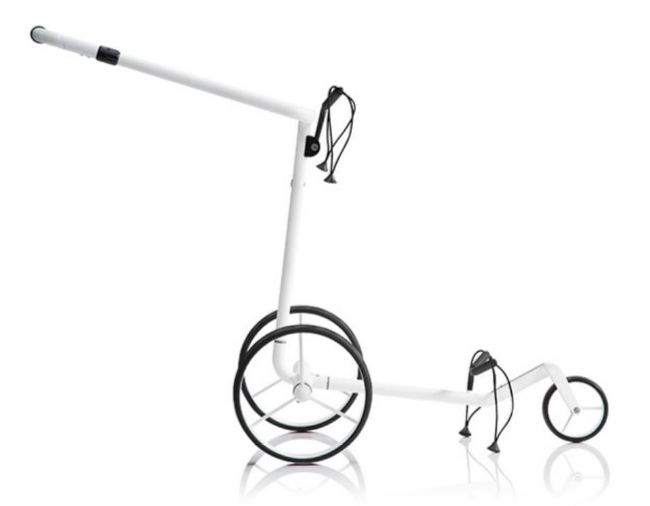 JuCad Carbon Travel Bianco SV 3.0 Elektrotrolley