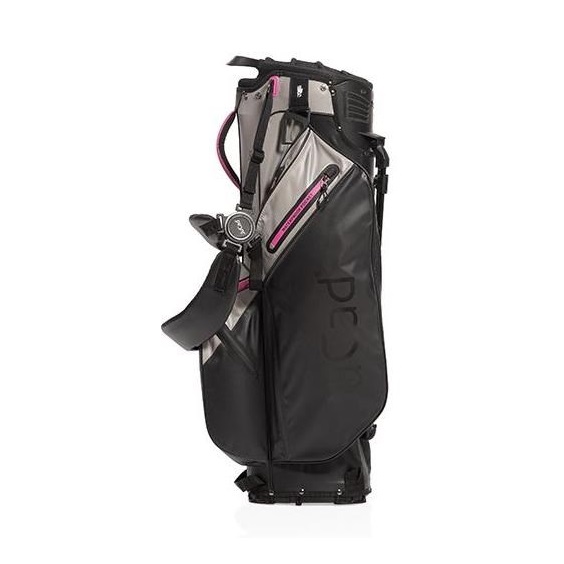 JuCad Bag 3in1 Pro Dry Cartbag, schwarz/grau/rosa