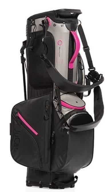 JuCad Bag 3in1 Pro Dry Cartbag, schwarz/grau/rosa