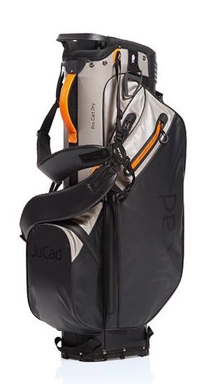 JuCad Bag 3in1 Pro Dry Cartbag, schwarz/grau/orange