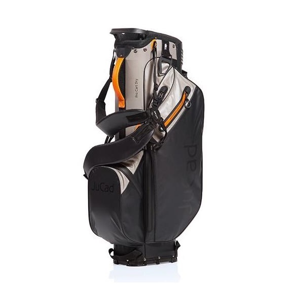 JuCad Bag 3in1 Pro Dry Cartbag, schwarz/grau/orange