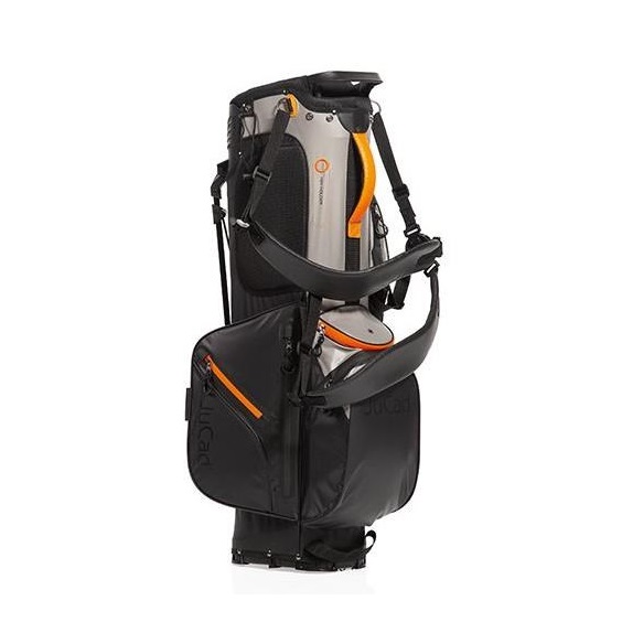 JuCad Bag 3in1 Pro Dry Cartbag, schwarz/grau/orange