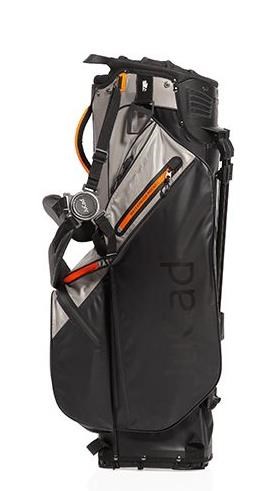 JuCad Bag 3in1 Pro Dry Cartbag, schwarz/grau/orange