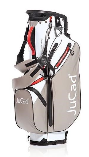 JuCad Bag 3in1 Pro Dry Cartbag, weiss/grau/rot