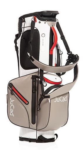 JuCad Bag 3in1 Pro Dry Cartbag, weiss/grau/rot