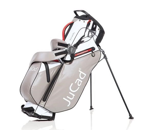 JuCad Bag 3in1 Pro Dry Cartbag, weiss/grau/rot