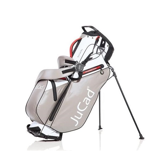 JuCad Bag 3in1 Pro Dry Cartbag, weiss/grau/rot