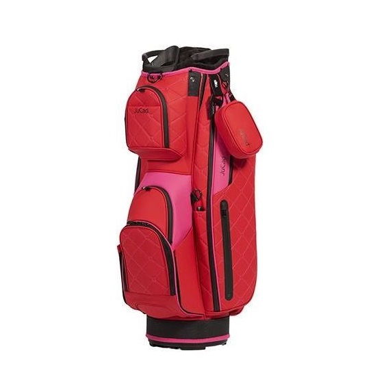 JuCad First Class Cartbag, rot/rosa