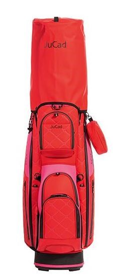 JuCad First Class Cartbag, rot/rosa
