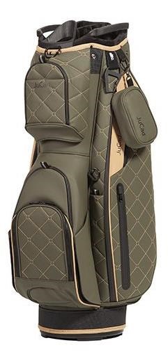 JuCad First Class Cartbag, dark green/beige