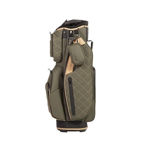 JuCad First Class Cartbag, dark green/beige