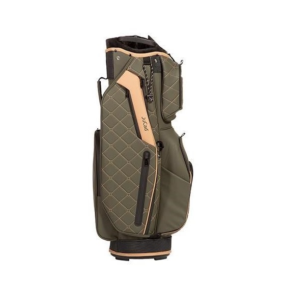 JuCad First Class Cartbag, dark green/beige