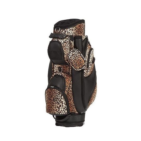 JuCad Sportine Cartbag, schwarz/leopard