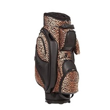 JuCad Sportine Cartbag, schwarz/leopard