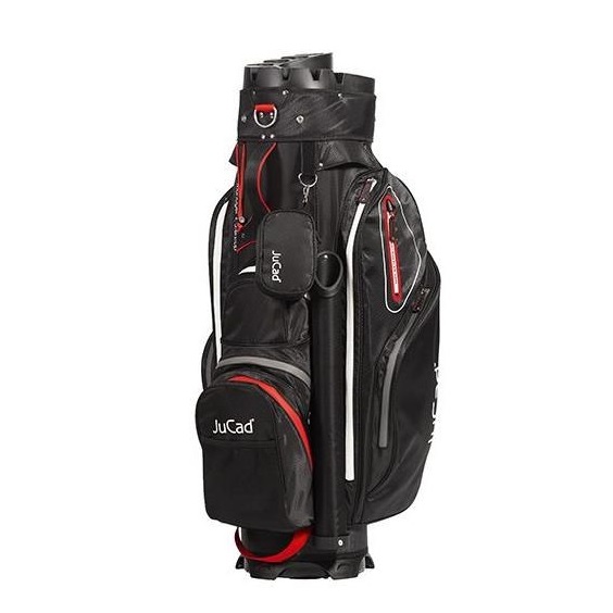 JuCad Manager Waterstop Cartbag, schwarz/grau/rot