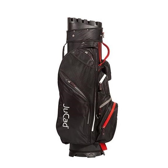JuCad Manager Waterstop Cartbag, schwarz/grau/rot