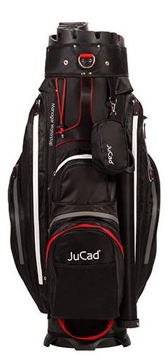 JuCad Manager Waterstop Cartbag, schwarz/grau/rot
