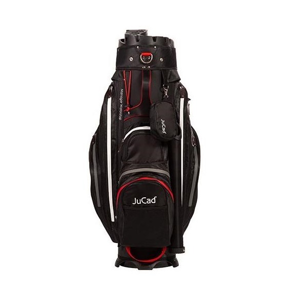 JuCad Manager Waterstop Cartbag, schwarz/grau/rot