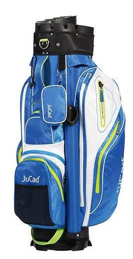 JuCad Manager Waterstop Cartbag, blau/weiss