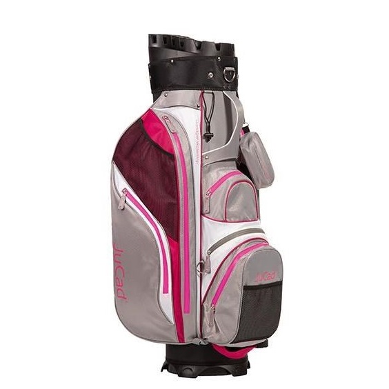 JuCad Manager Waterstop Cartbag, grau/rosa