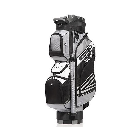 JuCad Quiet Line Cartbag, schwarz/grau/weiss