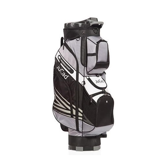 JuCad Quiet Line Cartbag, schwarz/grau/weiss