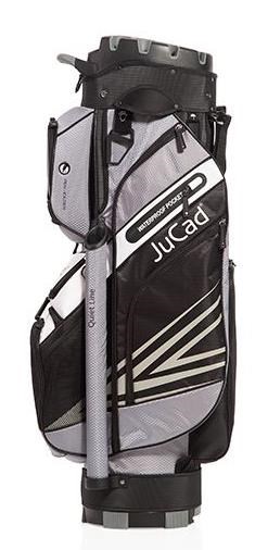 JuCad Quiet Line Cartbag, schwarz/grau/weiss