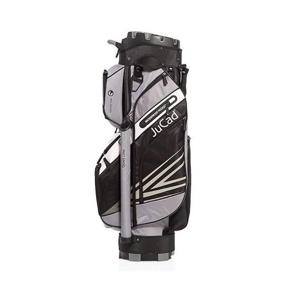 JuCad Quiet Line Cartbag, schwarz/grau/weiss