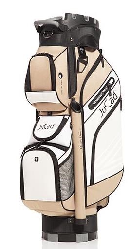JuCad Quiet Line Cartbag, khaki/weiss
