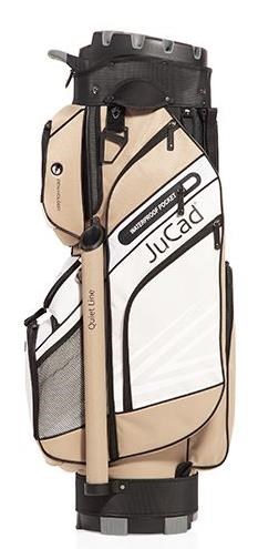 JuCad Quiet Line Cartbag, khaki/weiss