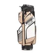 JuCad Quiet Line Cartbag, khaki/weiss
