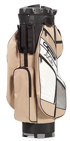 JuCad Quiet Line Cartbag, khaki/weiss