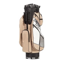 JuCad Quiet Line Cartbag, khaki/weiss