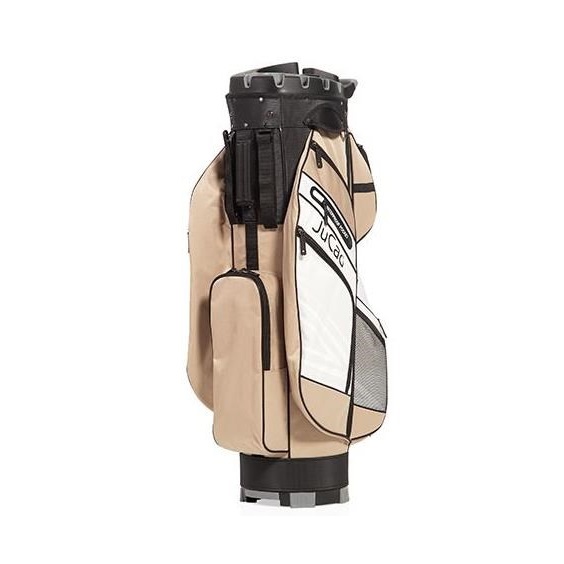 JuCad Quiet Line Cartbag, khaki/weiss