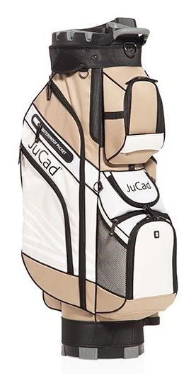JuCad Quiet Line Cartbag, khaki/weiss